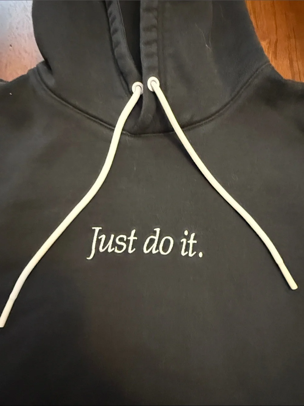 Nike Black Hoodie with White 